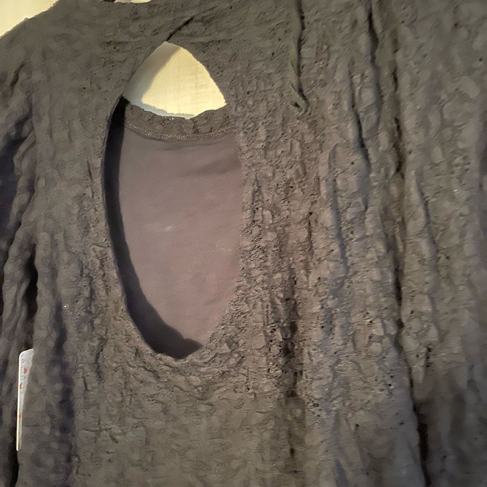 NWT Free People Tea time long puff sleeve top, size XS boho whimsigoth lace‎ - Picture 12 of 15